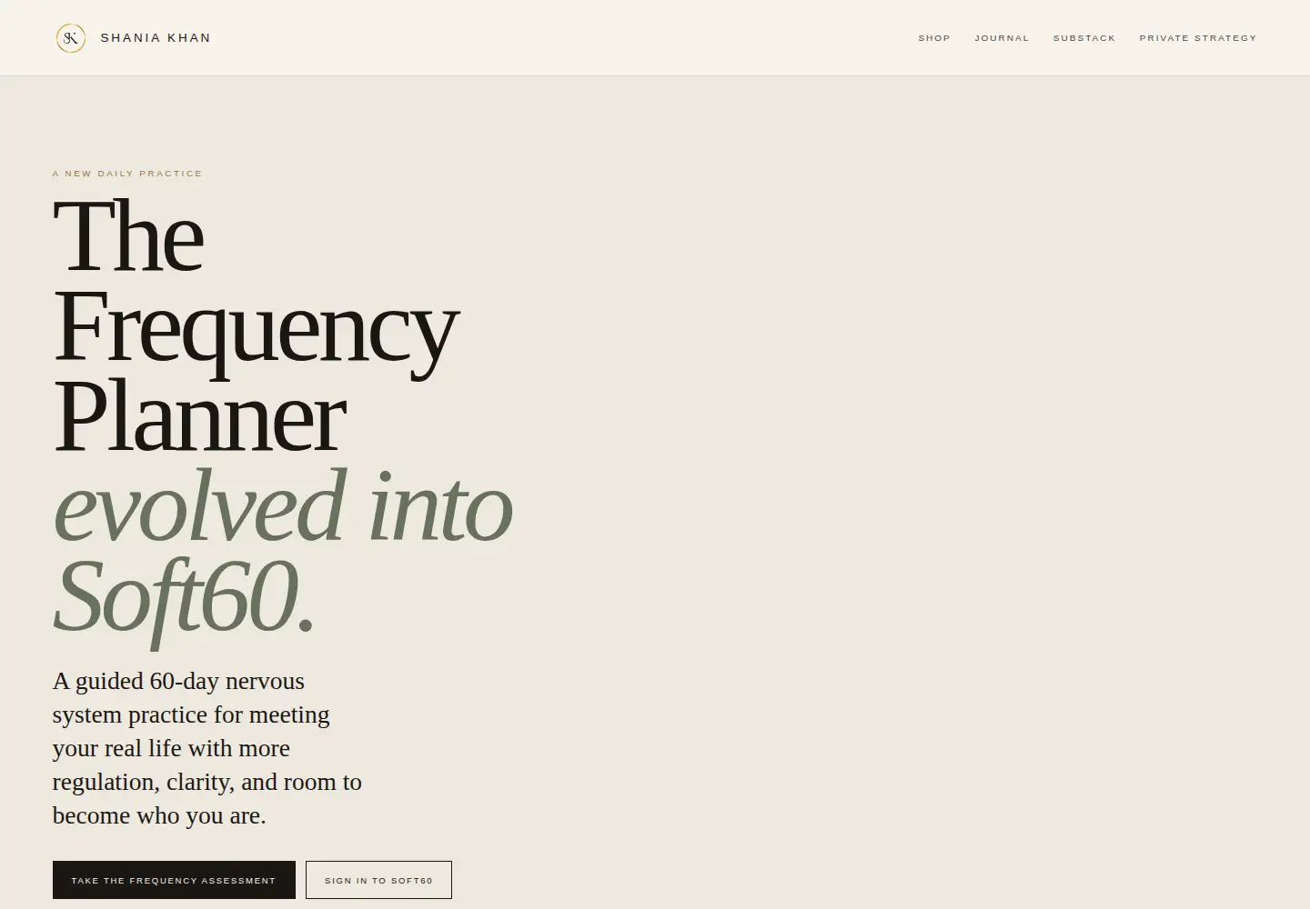 Screenshot of frequencyplanner.com