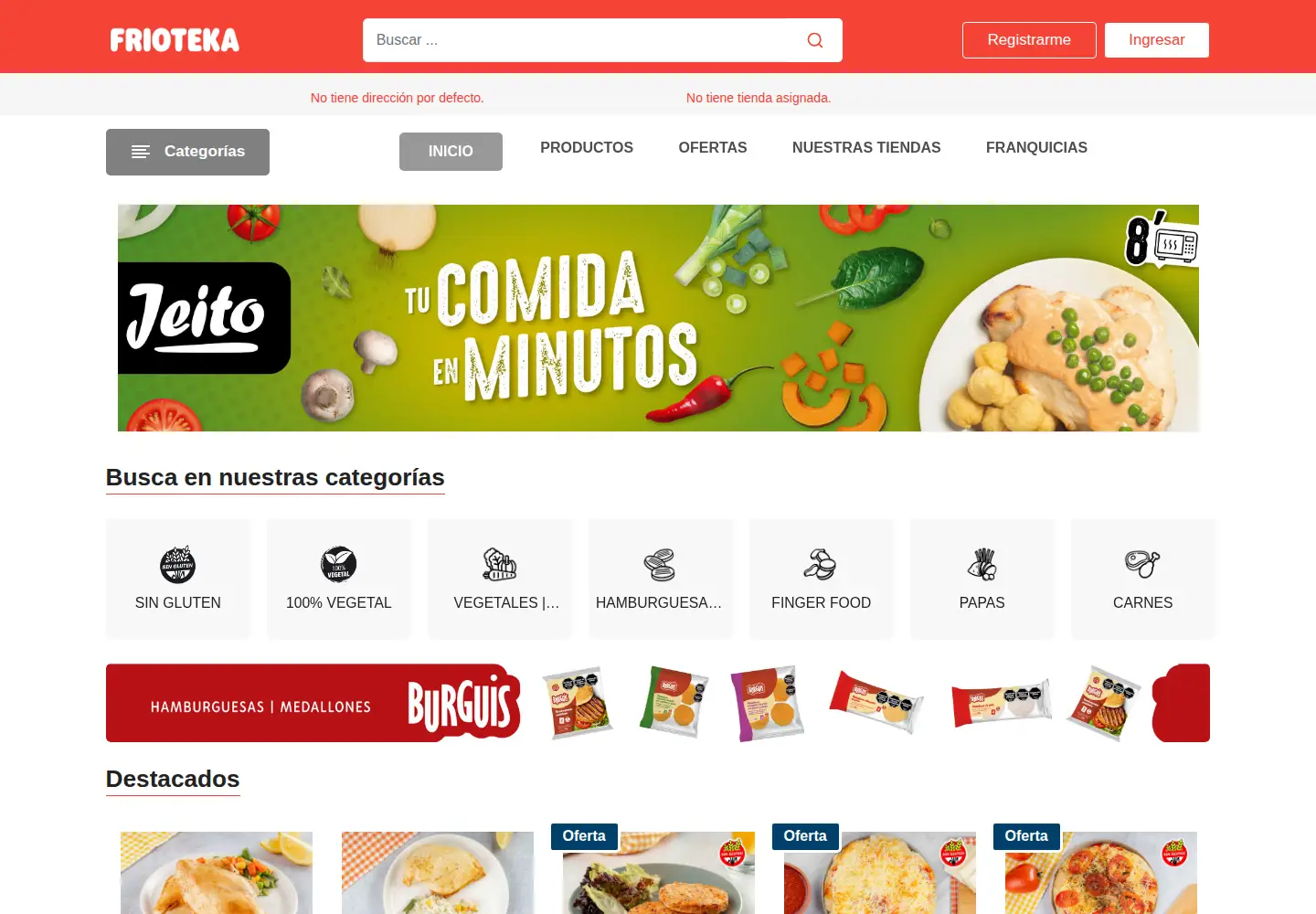 Screenshot of frioteka.com