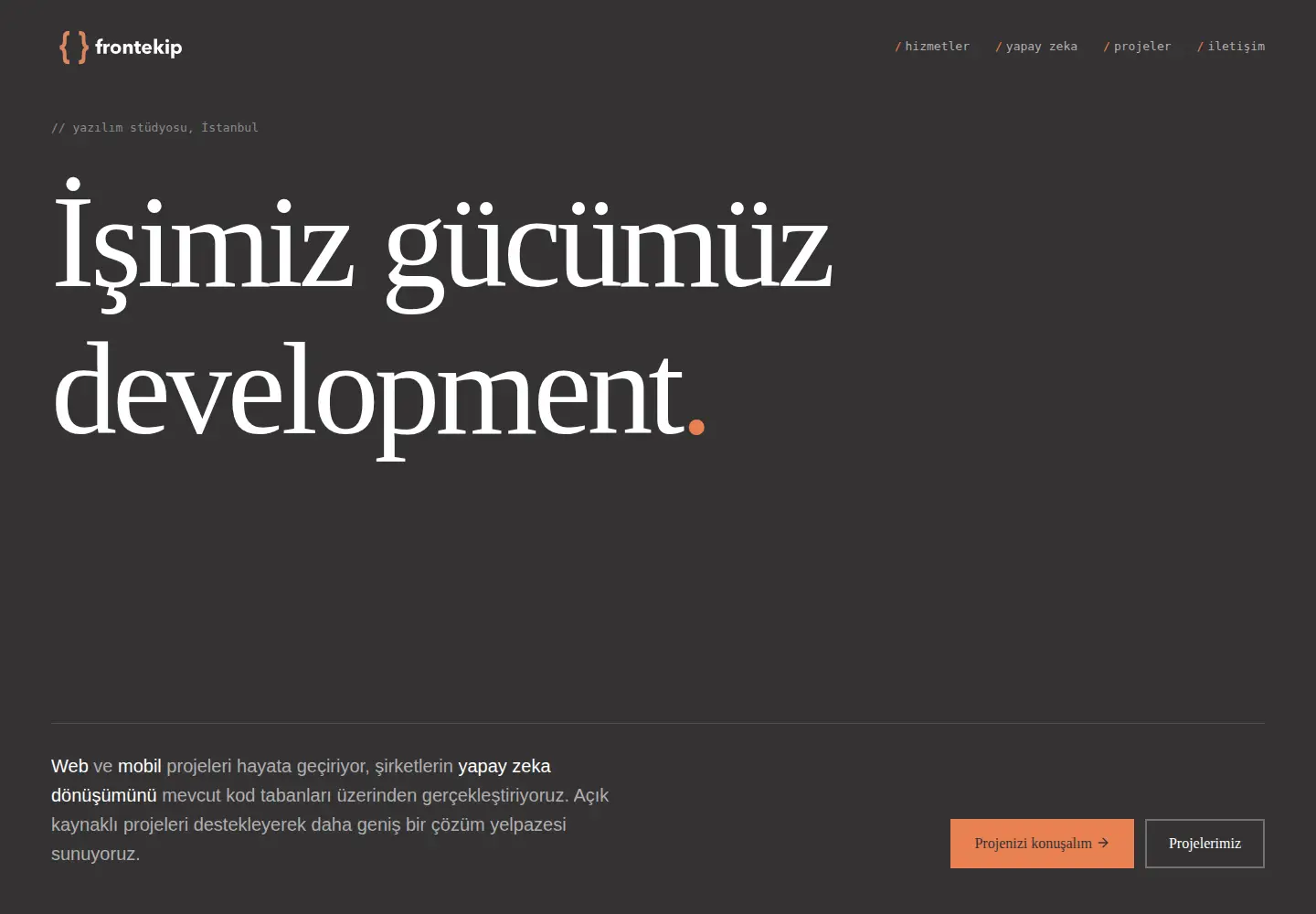 Screenshot of frontekip.com