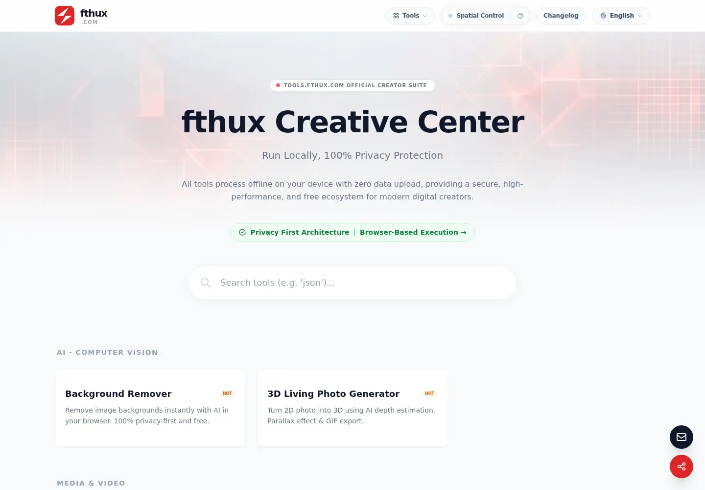 Captured homepage of fthux.com in the current scan