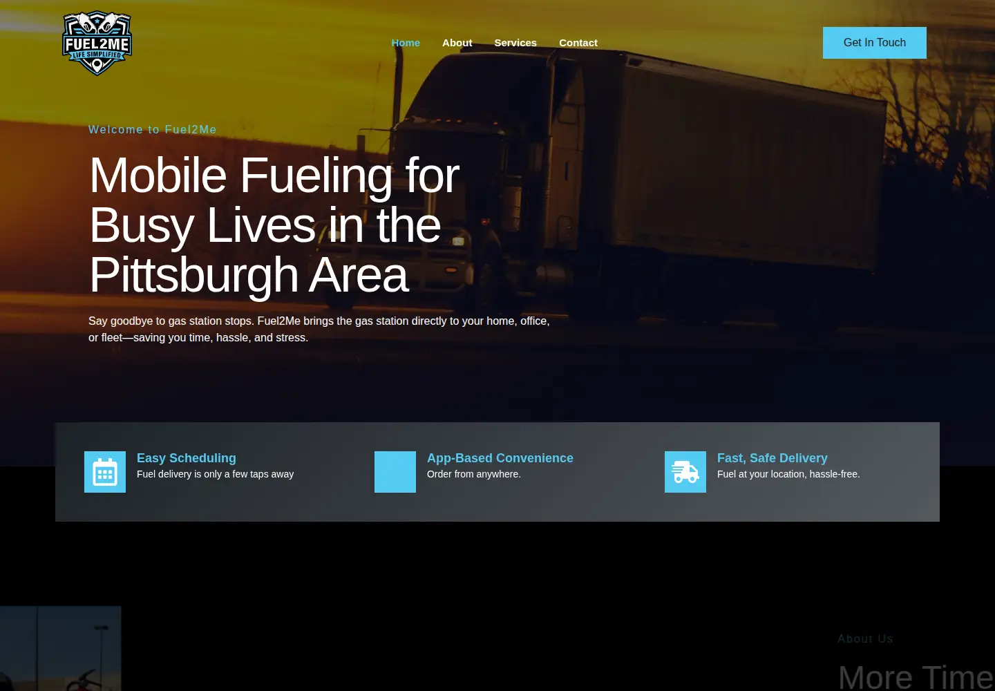 Screenshot of fuel2me.com