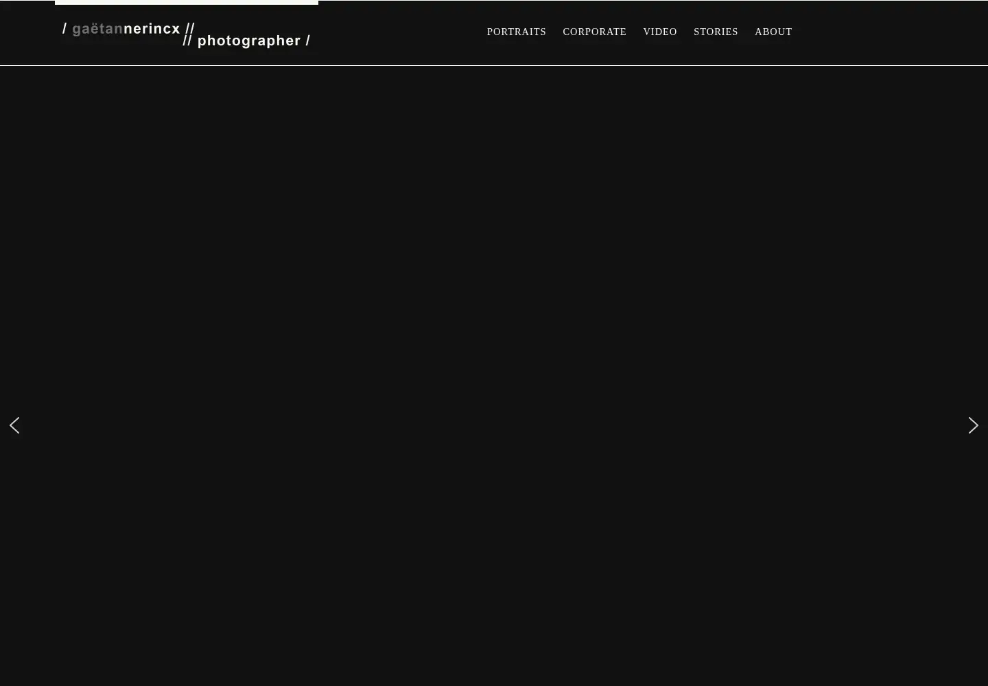 Screenshot of gaetannerincx.com
