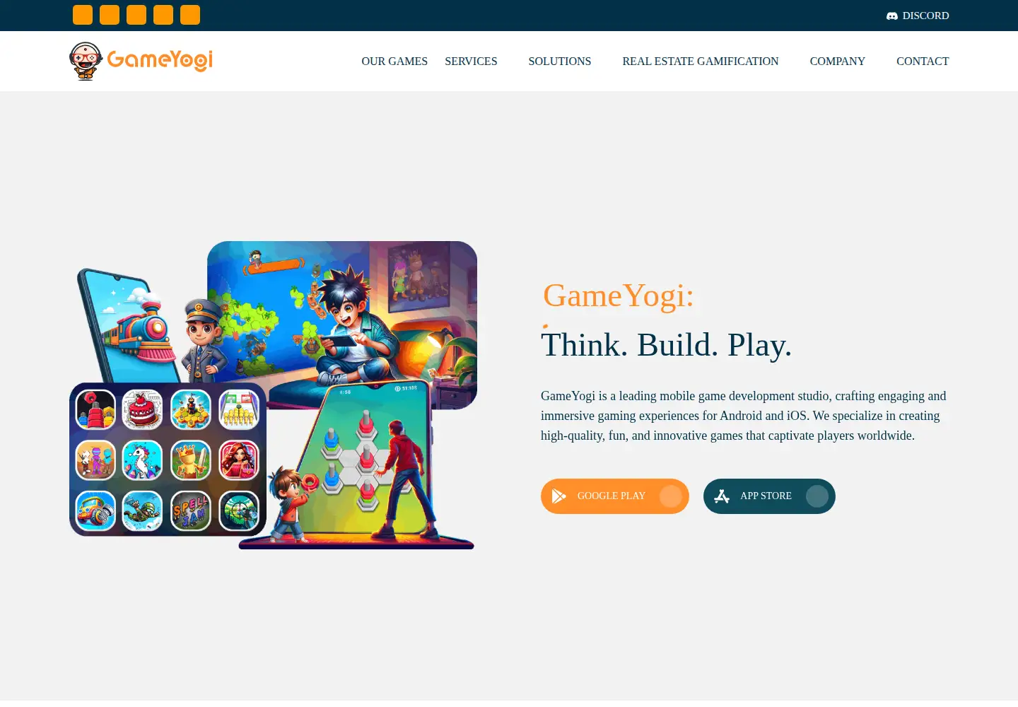 Screenshot of gameyogi.com