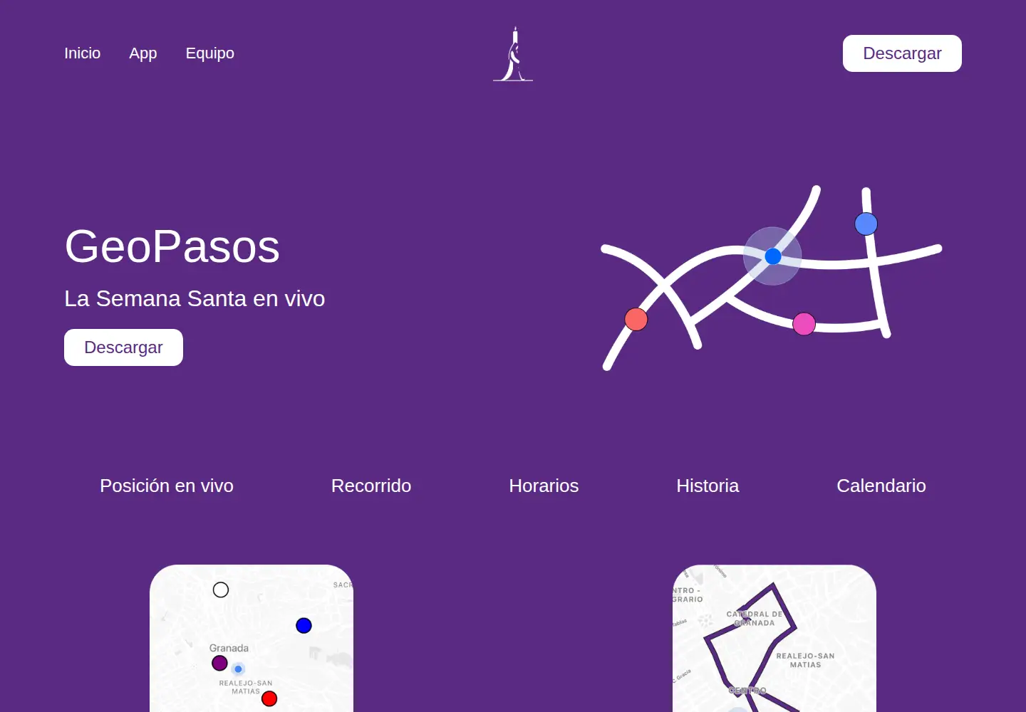 Screenshot of geopasos.com