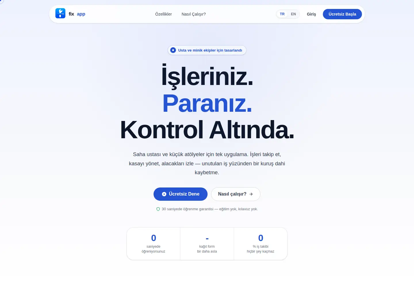 Screenshot of getfixapp.com
