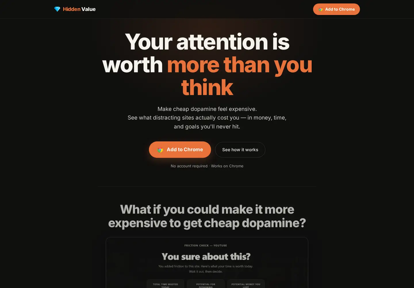 Screenshot of gethiddenvalue.com