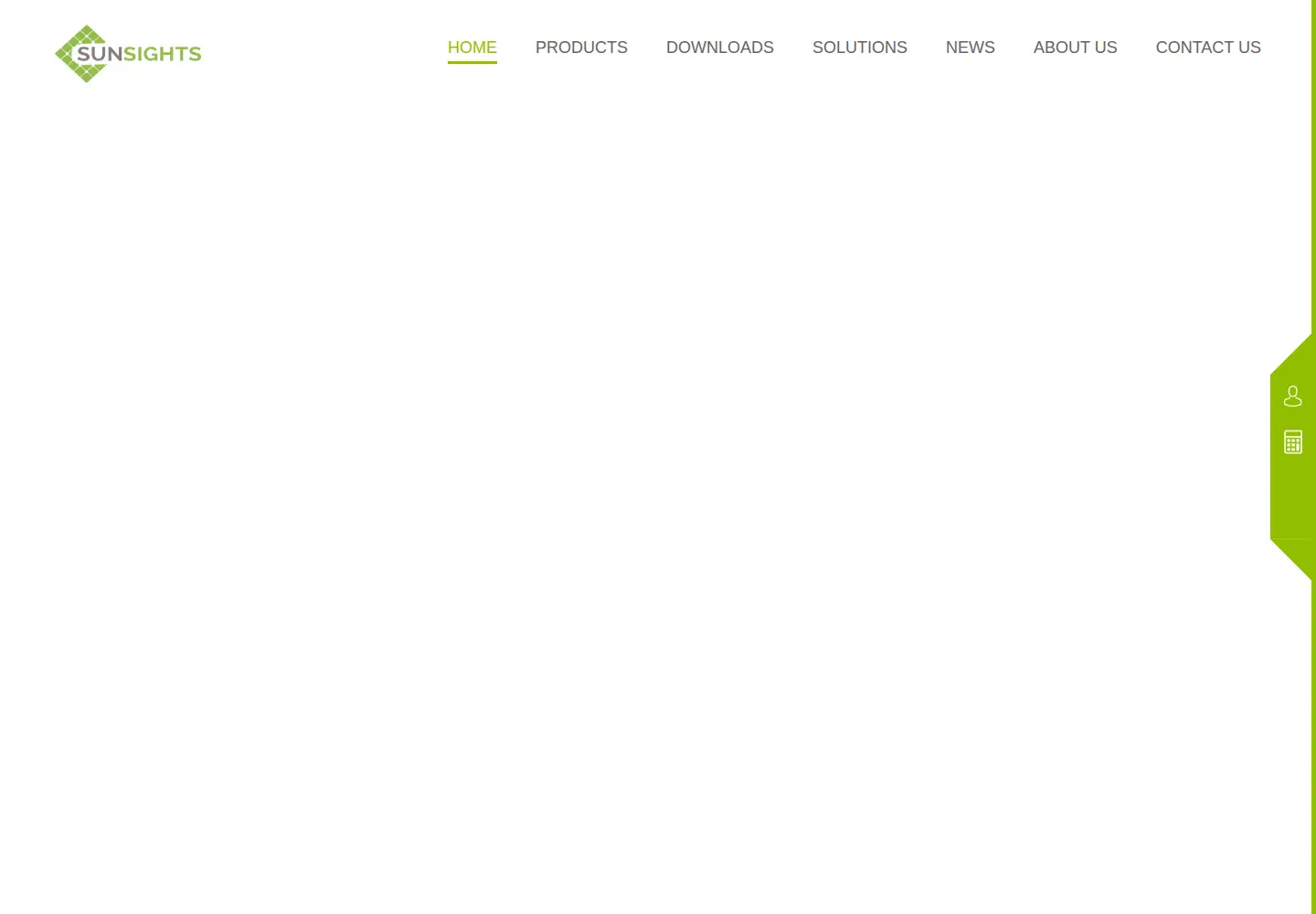 Captured homepage of getsunsights.com in the current scan