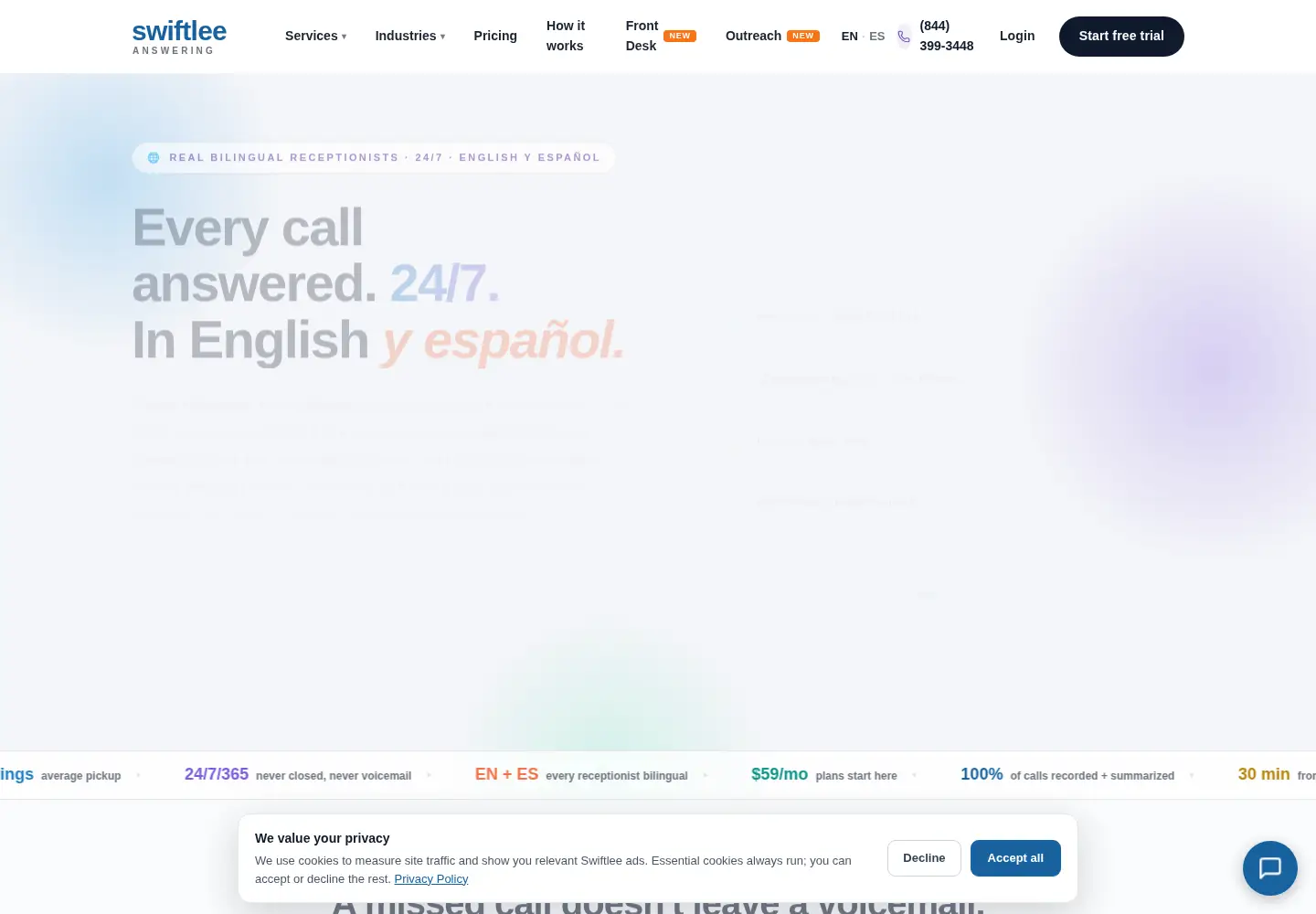 Screenshot of getswiftlee.com