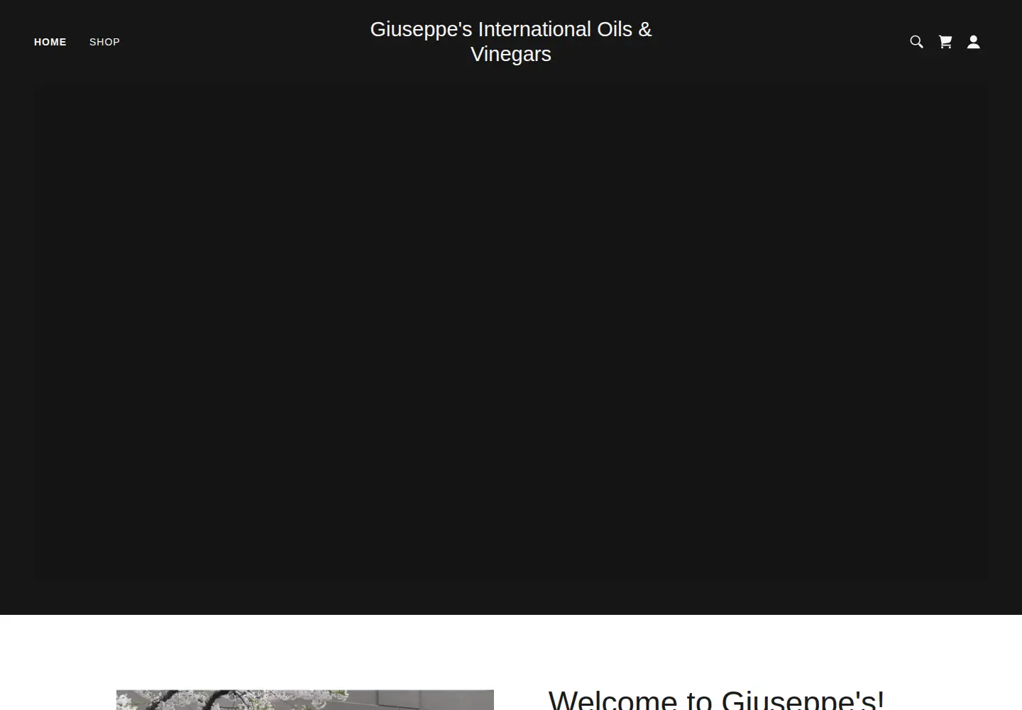Screenshot of giuseppesoils.com