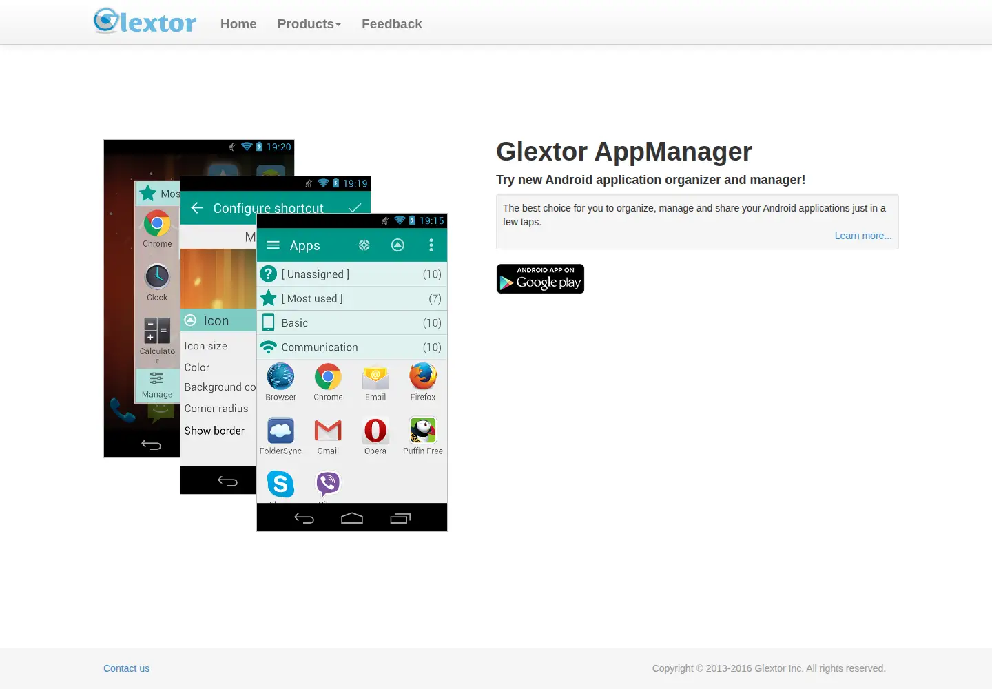 Screenshot of glextor.com