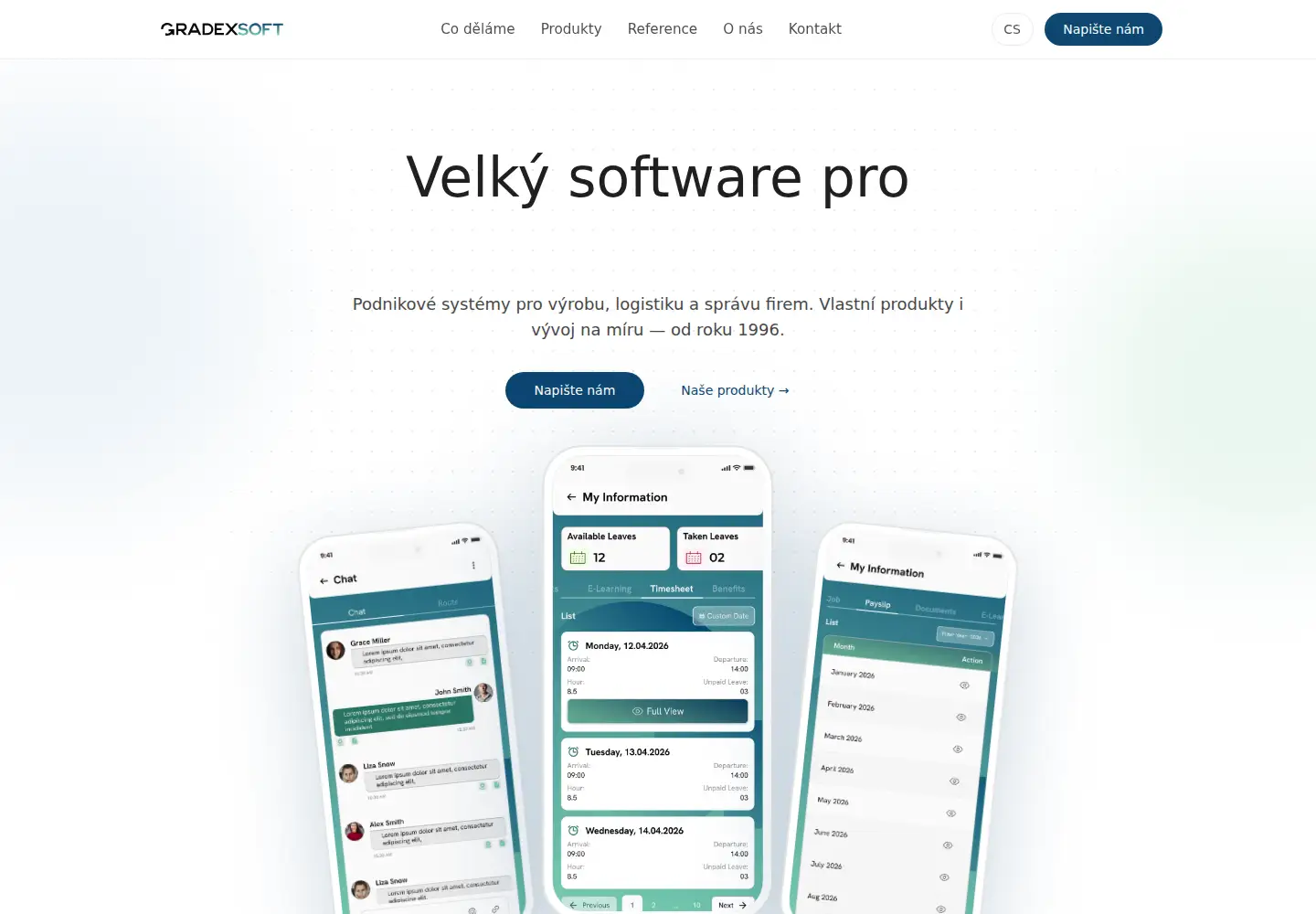 Screenshot of gradexsoft.com