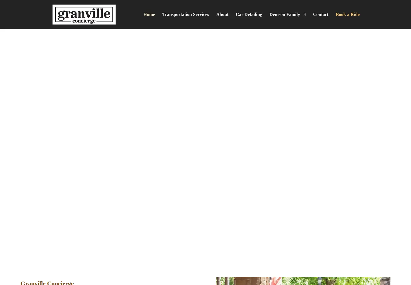 Captured homepage of granvilleconcierge.com in the current scan