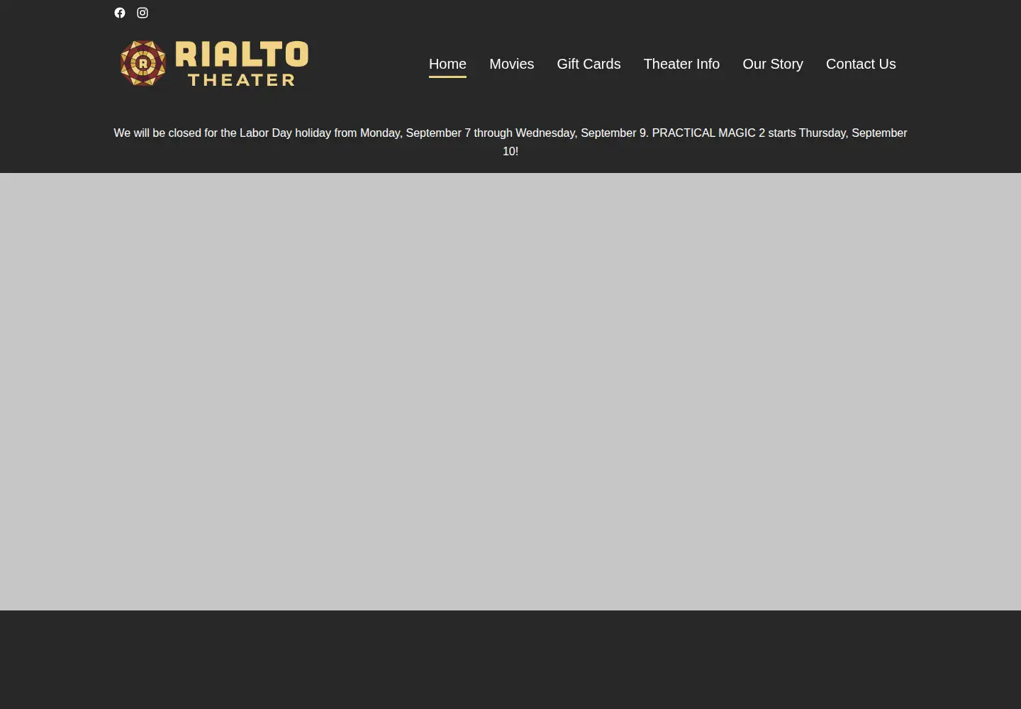Screenshot of graylingmovies.com