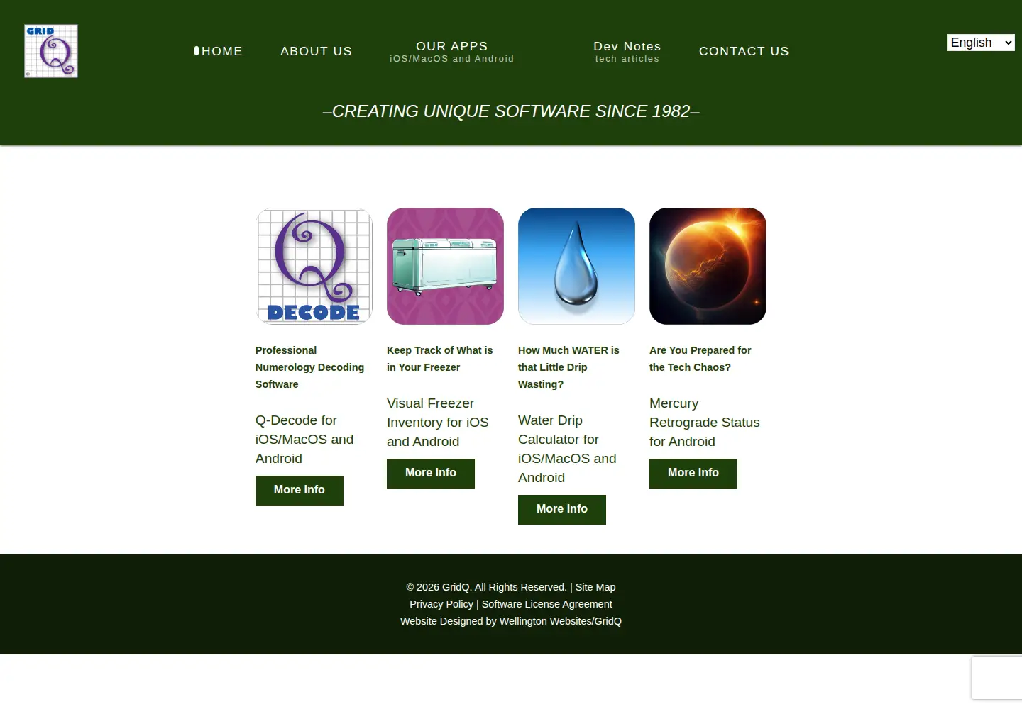 Screenshot of gridq.com