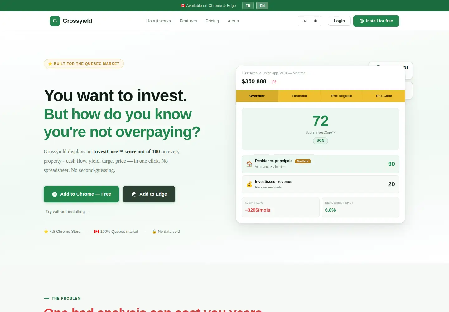 Screenshot of grossyield.com