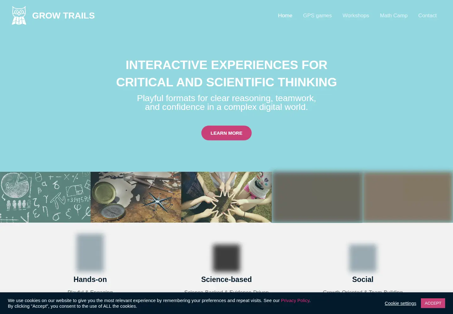 Screenshot of growtrails.com
