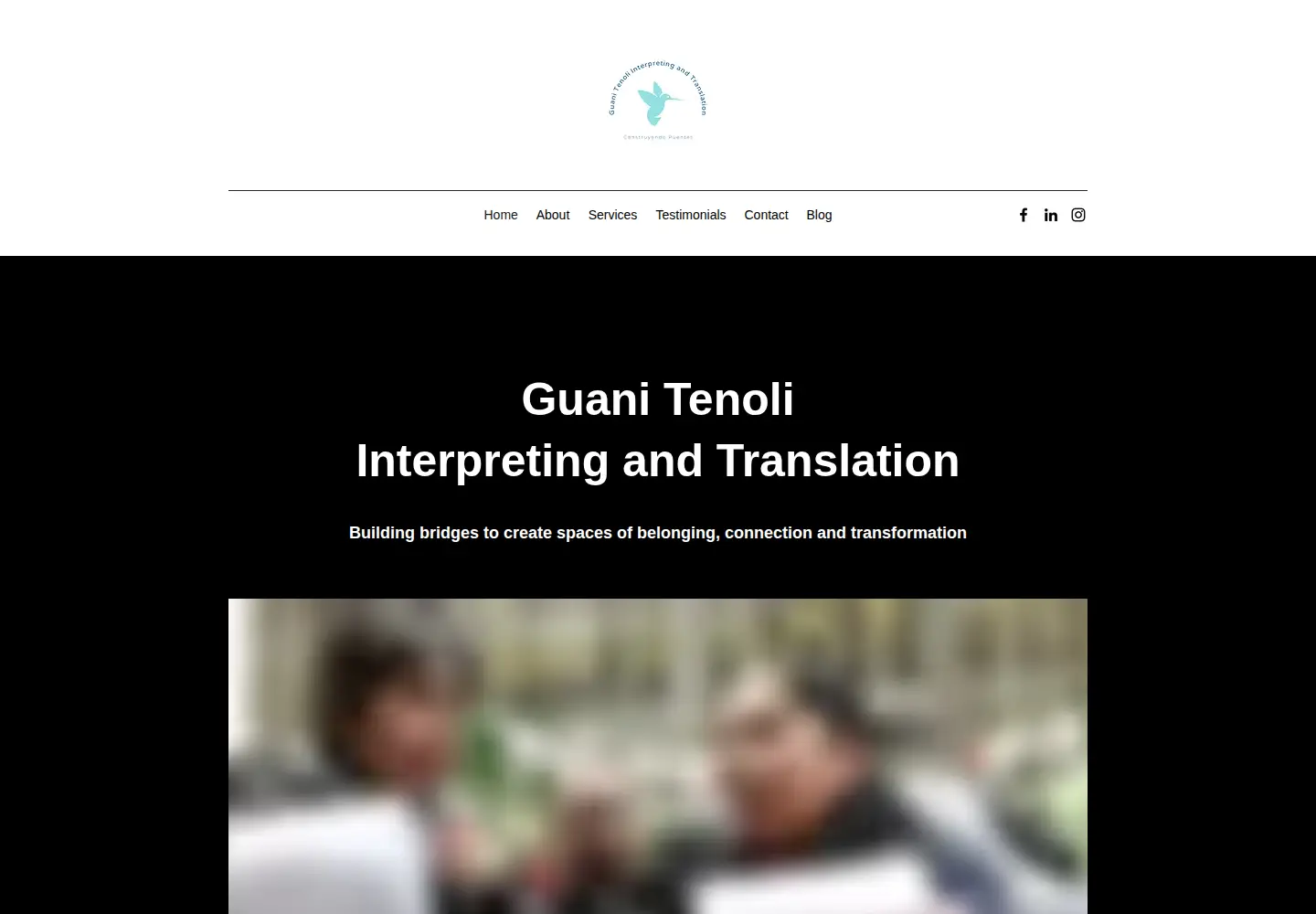 Captured homepage of guanitenoli.com in the current scan