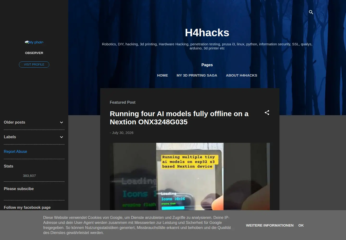 Screenshot of h4hacks.com