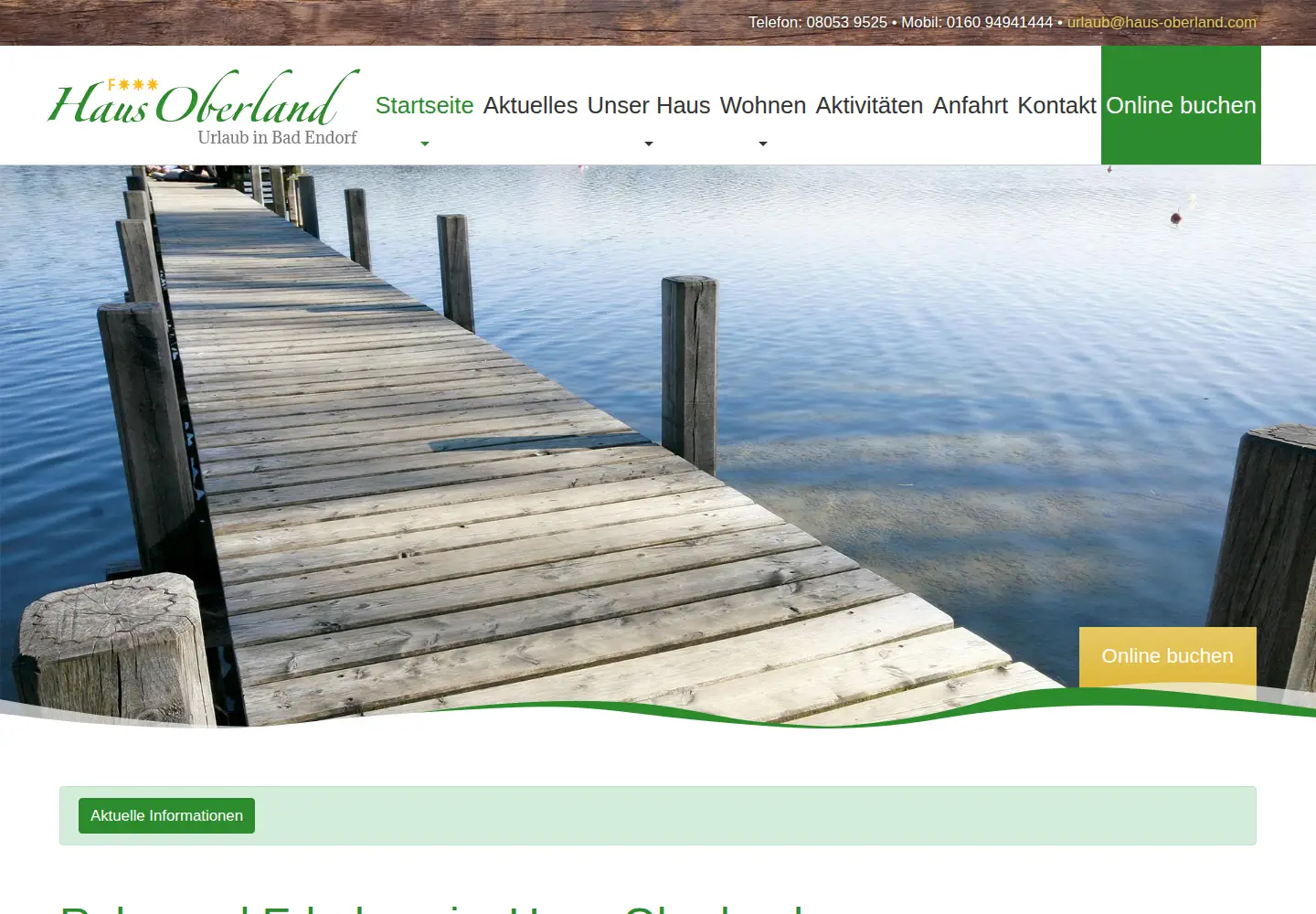 Screenshot of haus-oberland.com