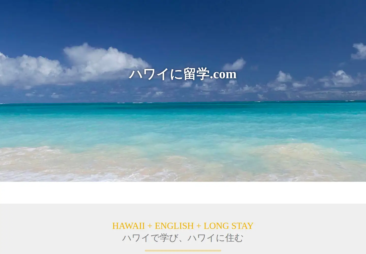 Captured homepage of hawaiiniryugaku.com in the current scan