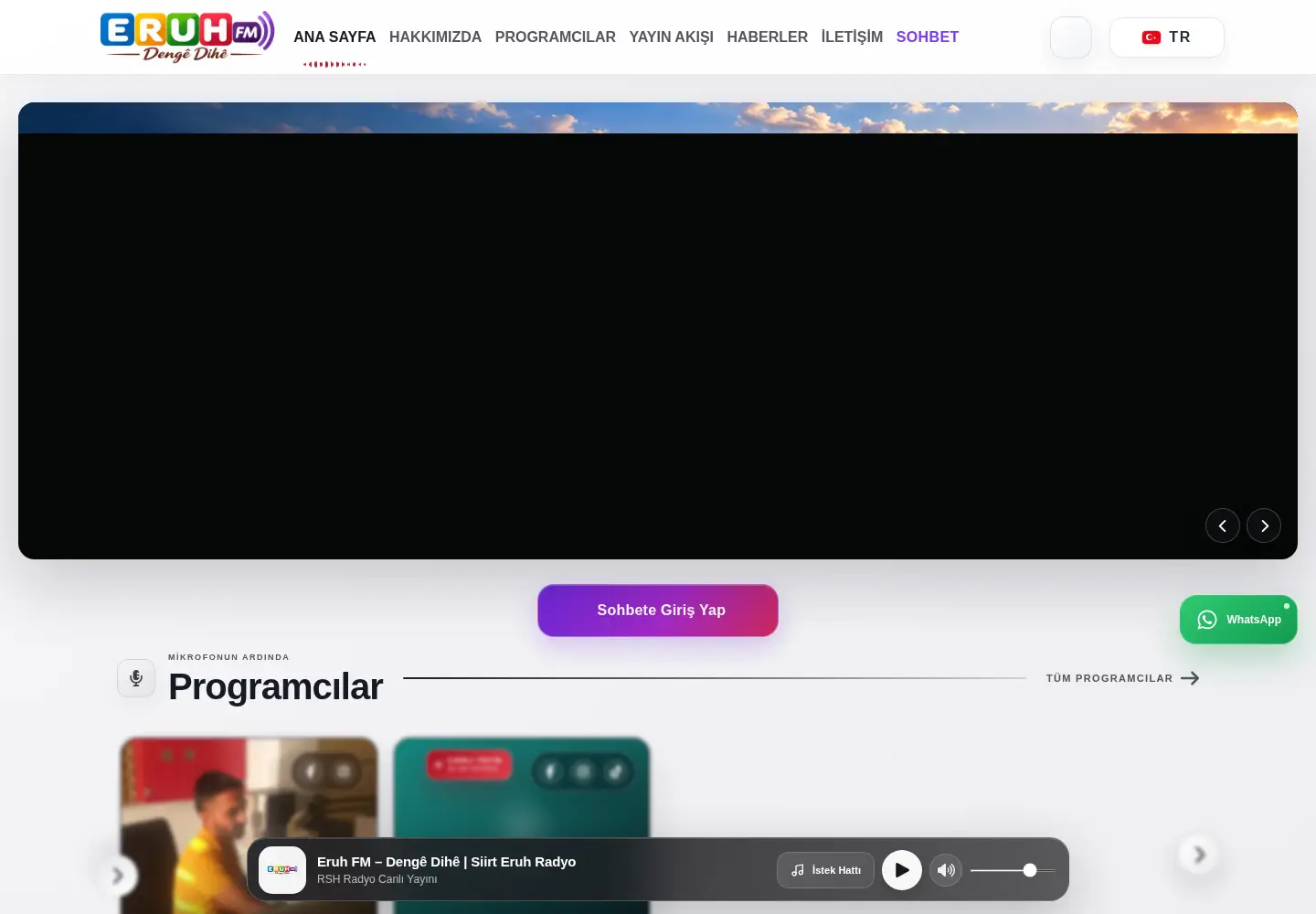 Screenshot of hazarfm.com