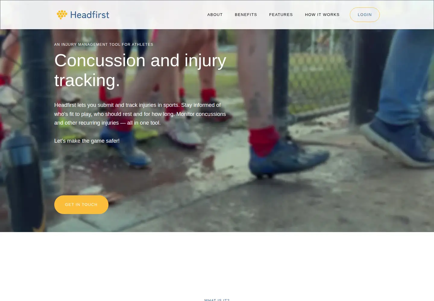 Screenshot of headfirstapp.com