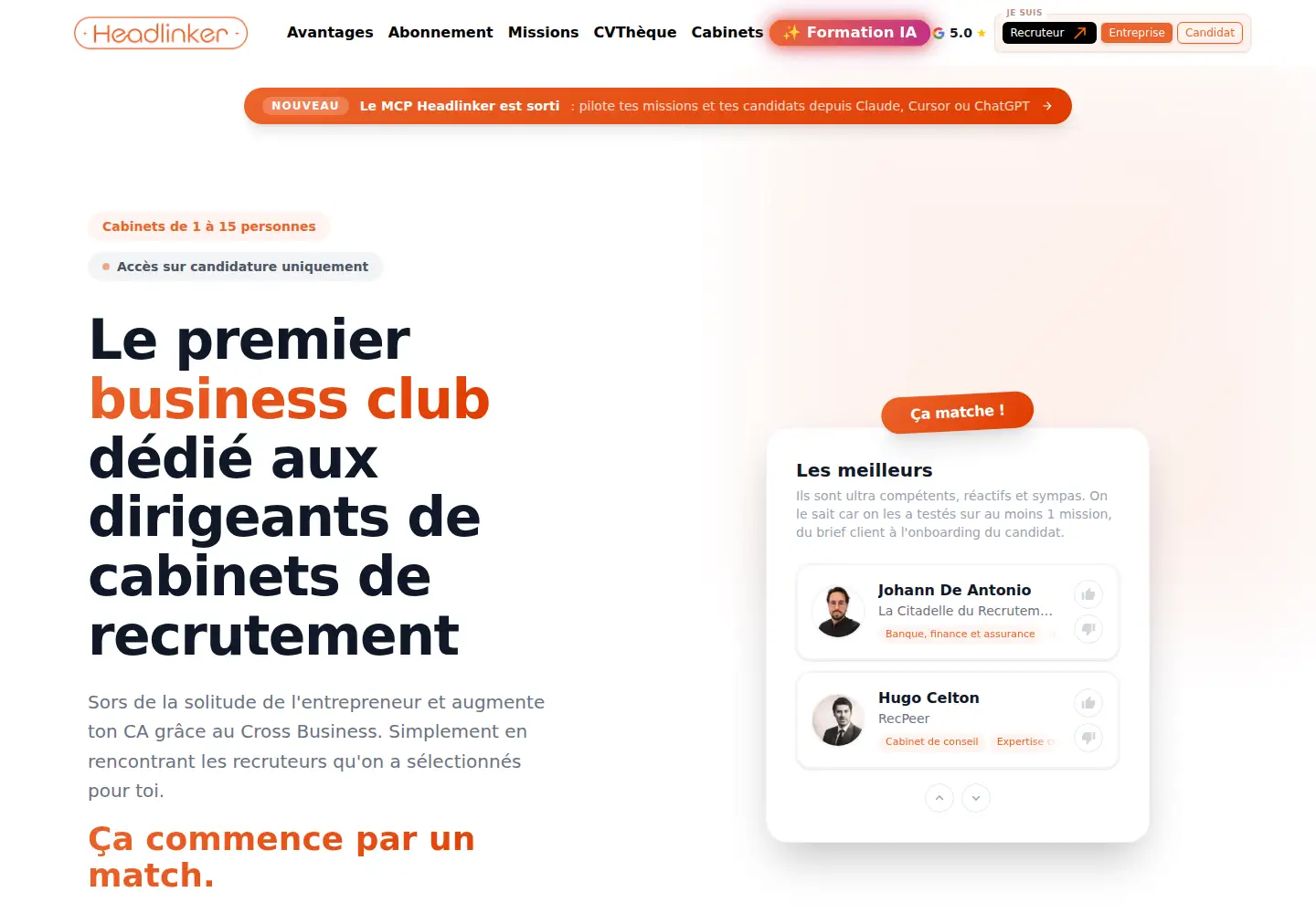 Screenshot of headlinker.com