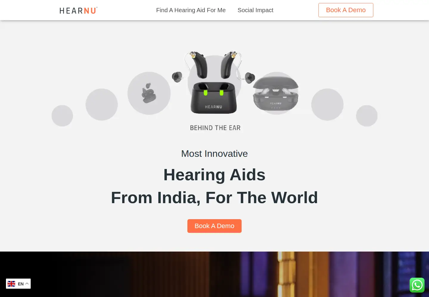 Screenshot of hearnu.com