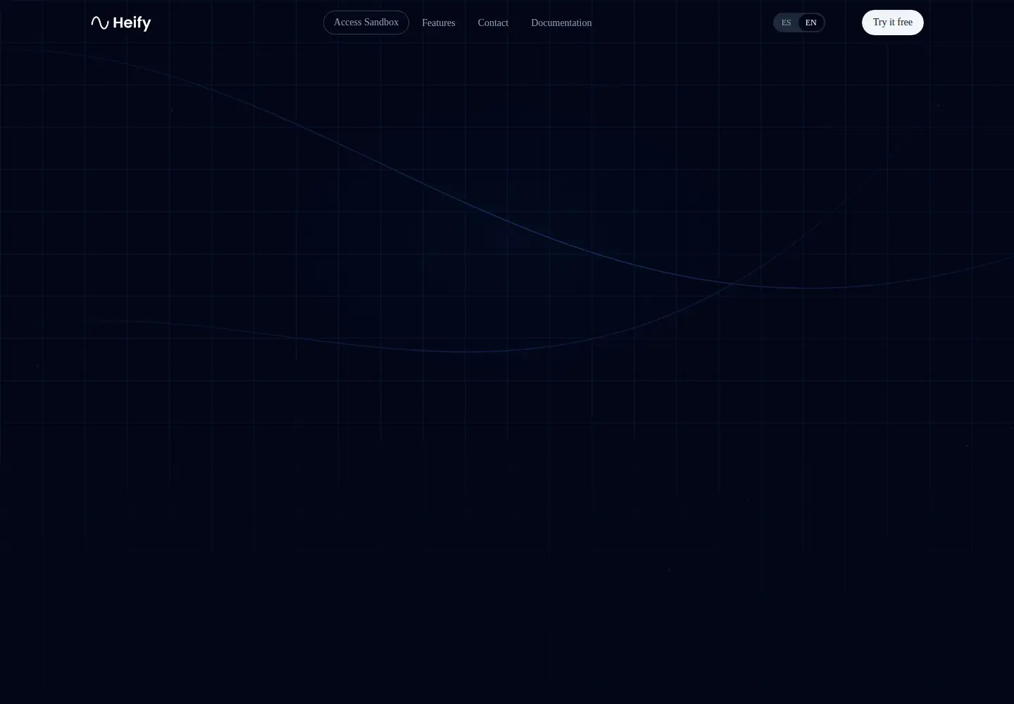 Captured homepage of heify.com in the current scan