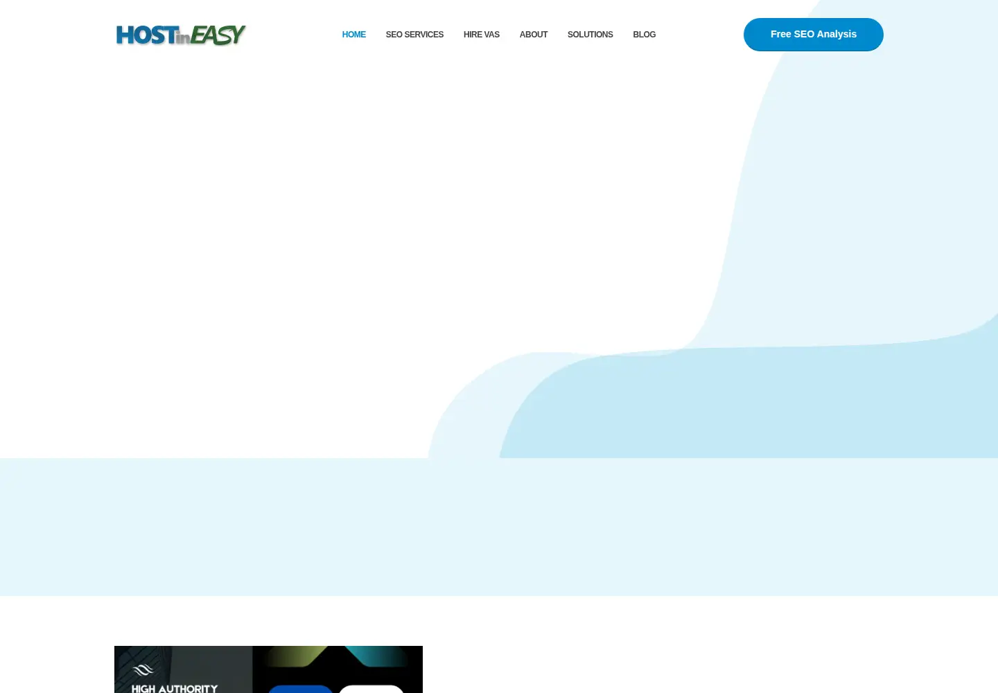 Captured homepage of hostineasy.com in the current scan