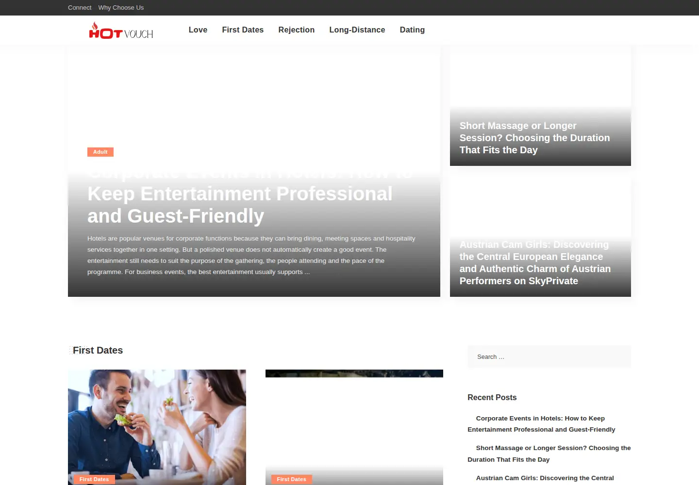 Captured homepage of hotvouch.com in the current scan