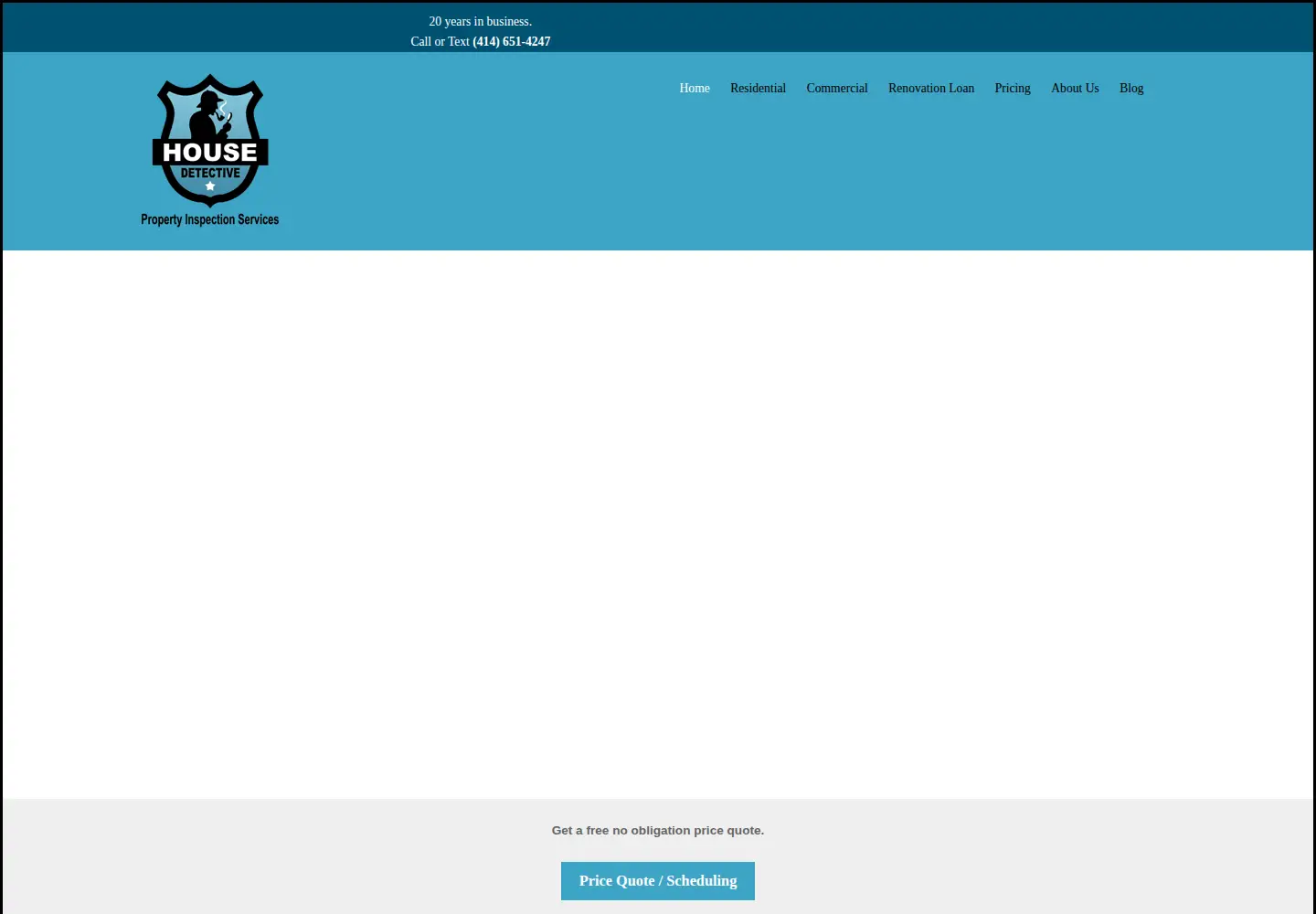 Screenshot of housedetectivehisi.com