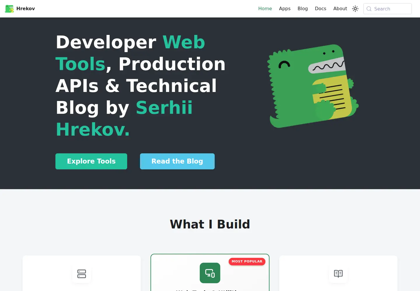 Captured homepage of hrekov.com in the current scan