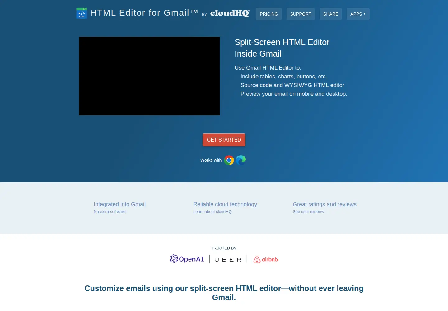 Screenshot of html-editor-for-gmail.com
