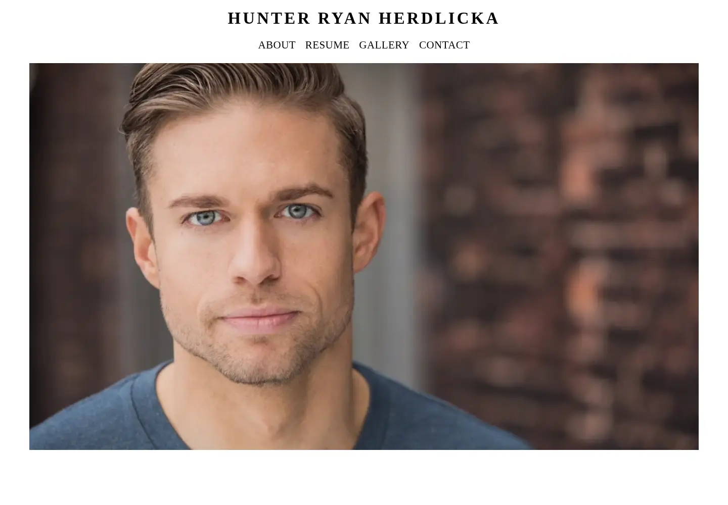 Screenshot of hunterryanherdlicka.com