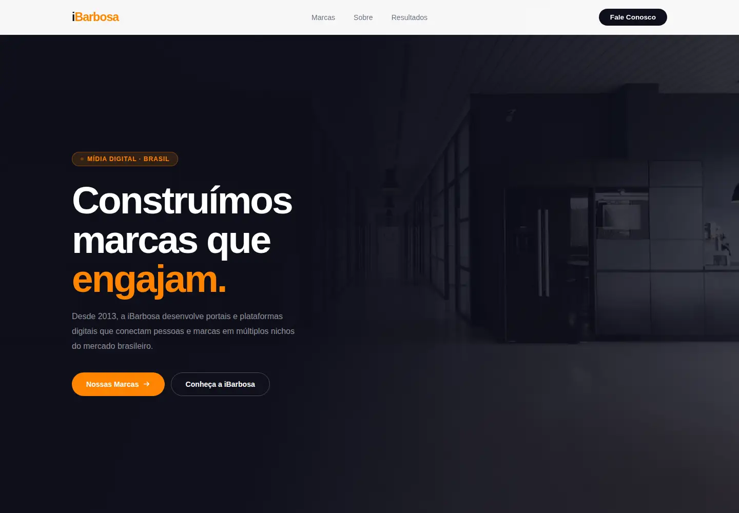 Captured homepage of ibarbosa.com in the current scan