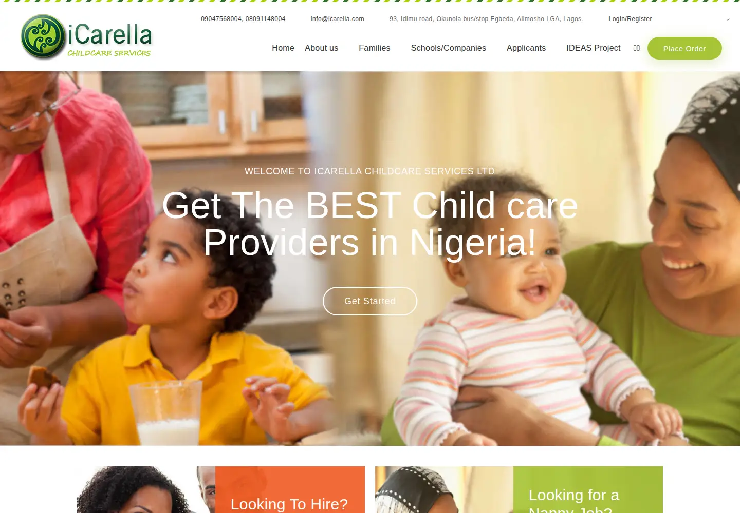 Screenshot of icarella.com