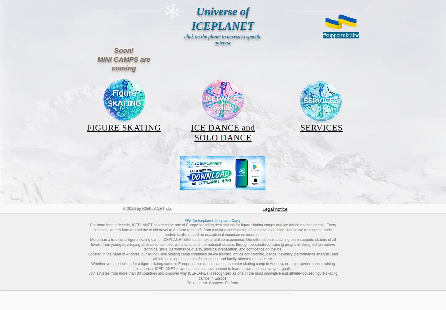Screenshot of iceplanetcamp.com