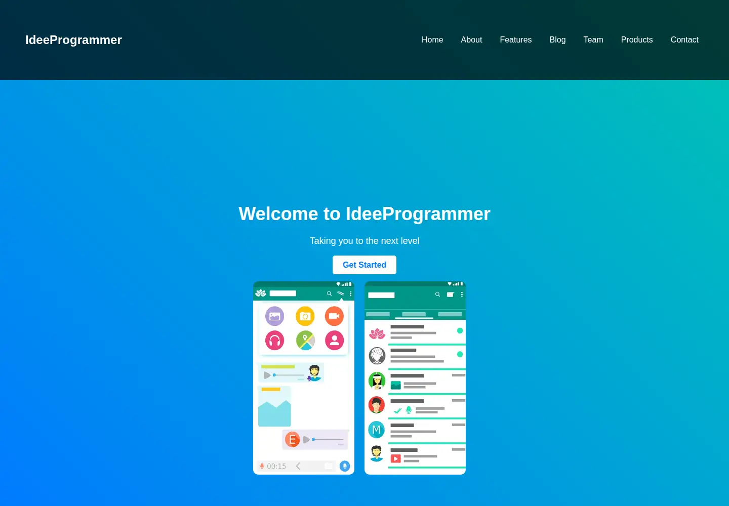 Screenshot of ideeprogrammer.com