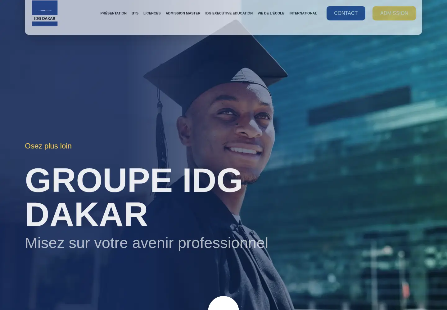 Screenshot of idgdakar.com