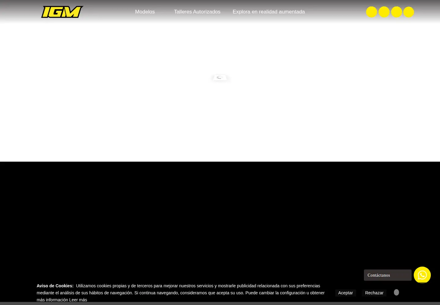 Screenshot of igmmotos.com