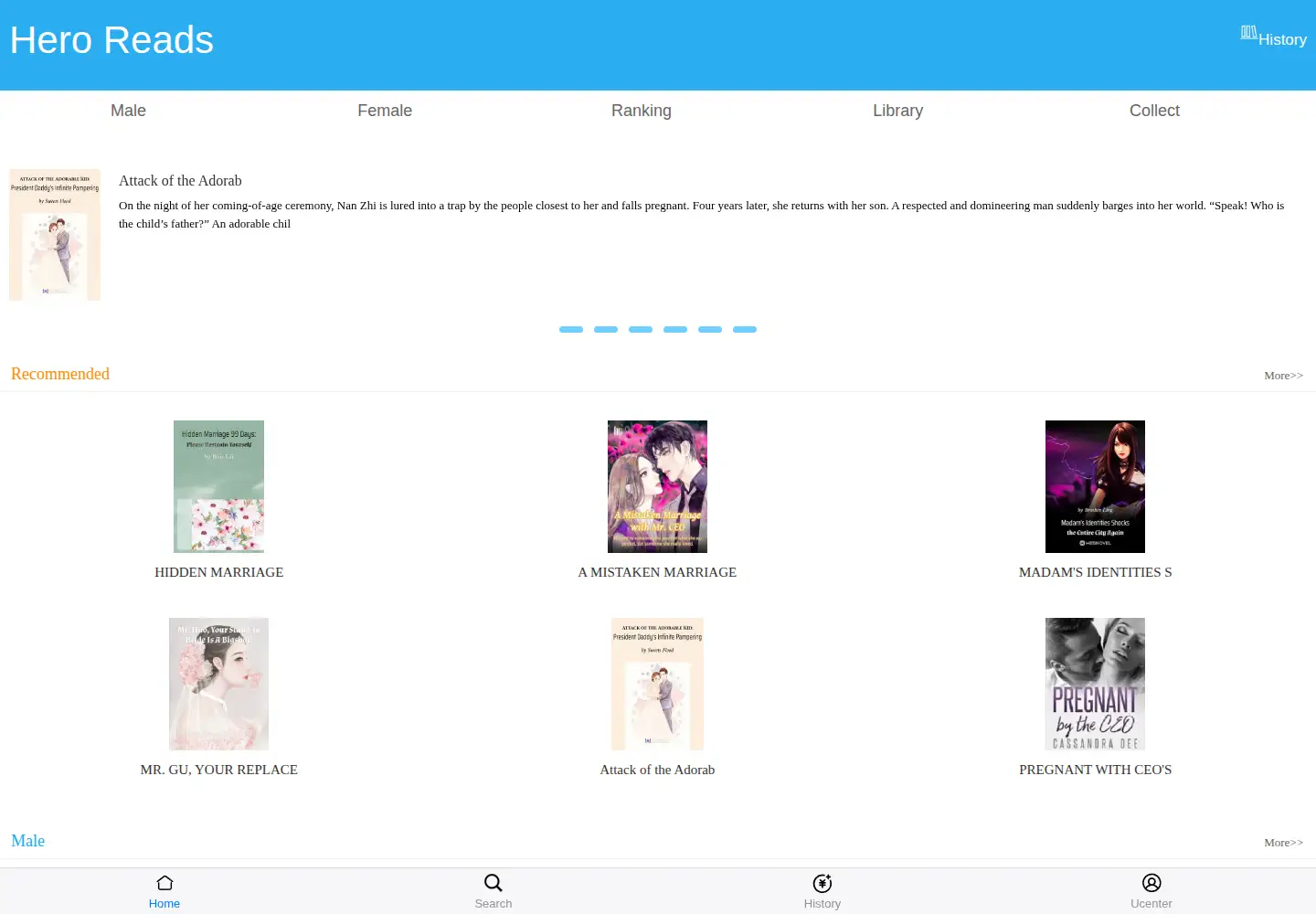 Screenshot of iherogames.com
