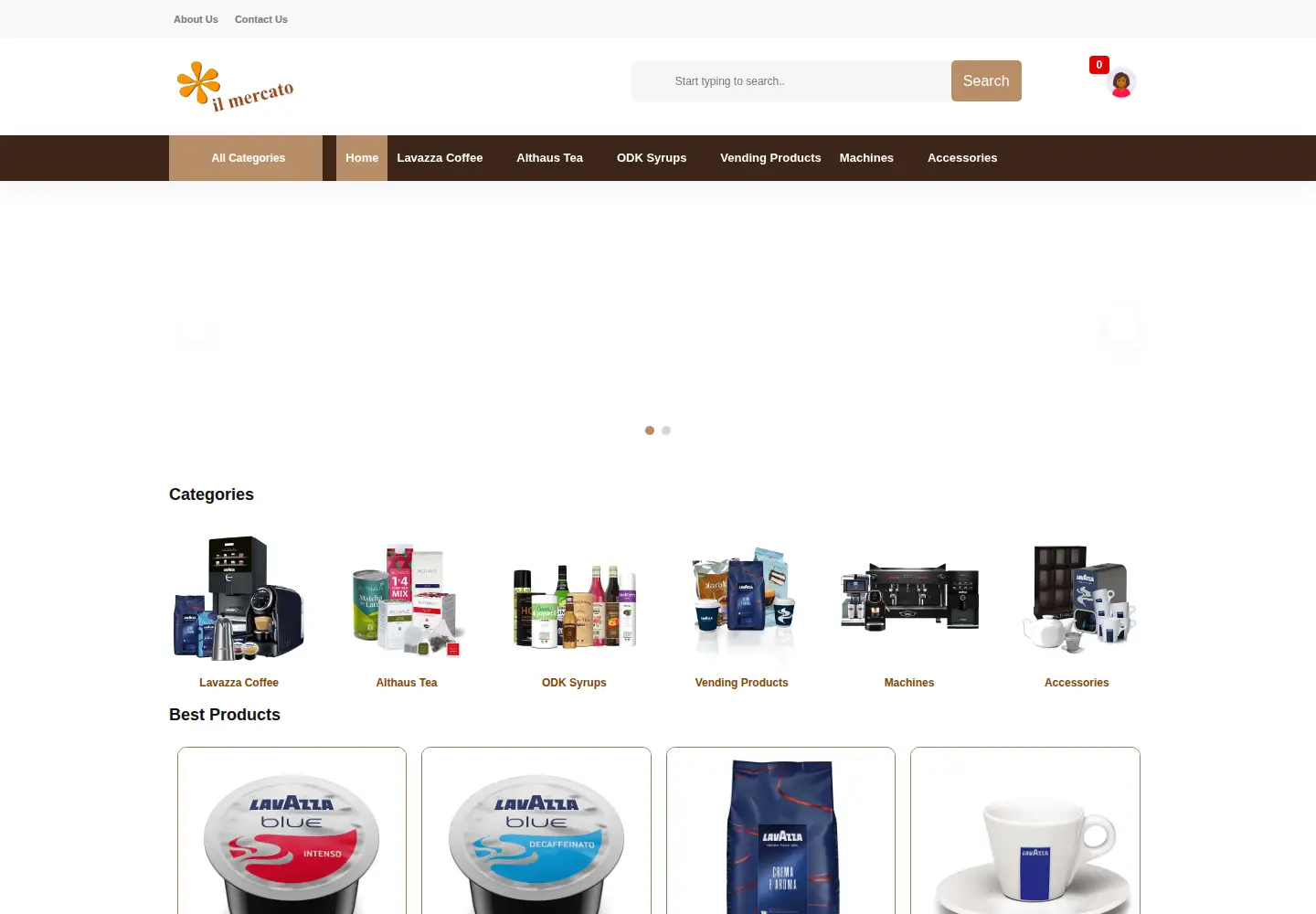Screenshot of ilmercatobh.com
