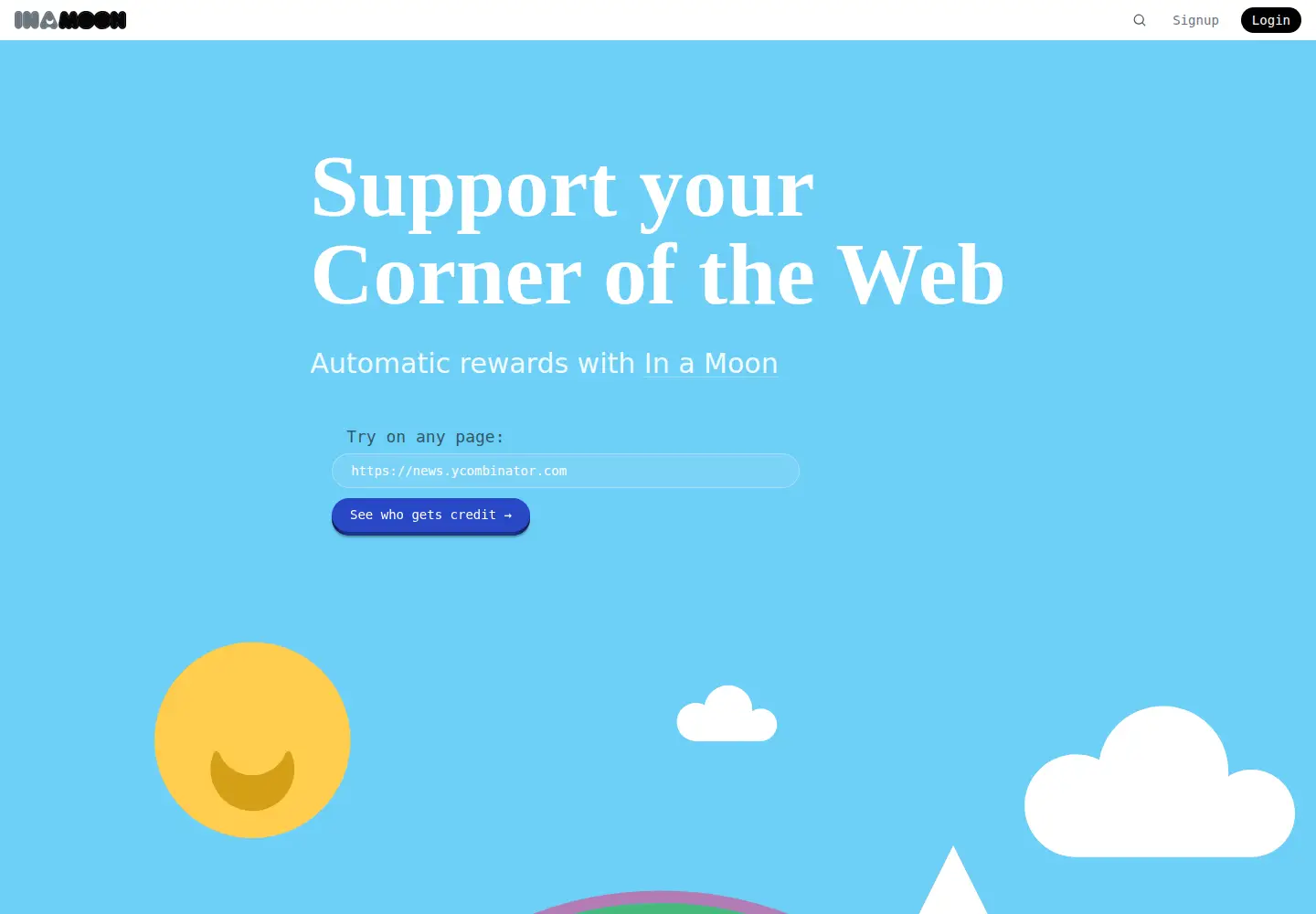 Screenshot of inamoon.com