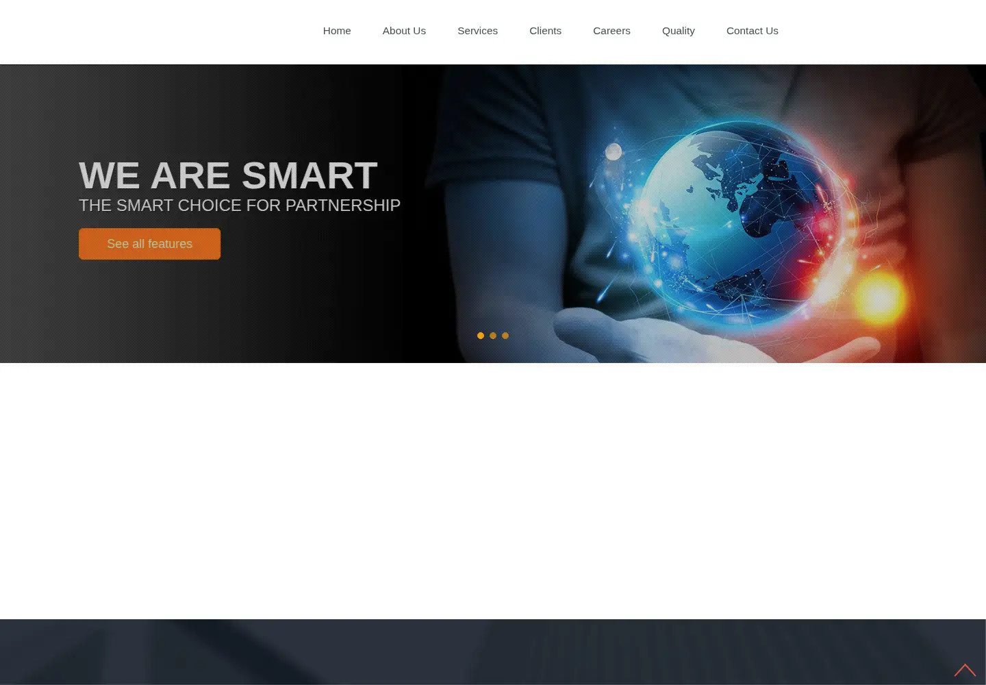 Captured homepage of infosmartsys.com in the current scan