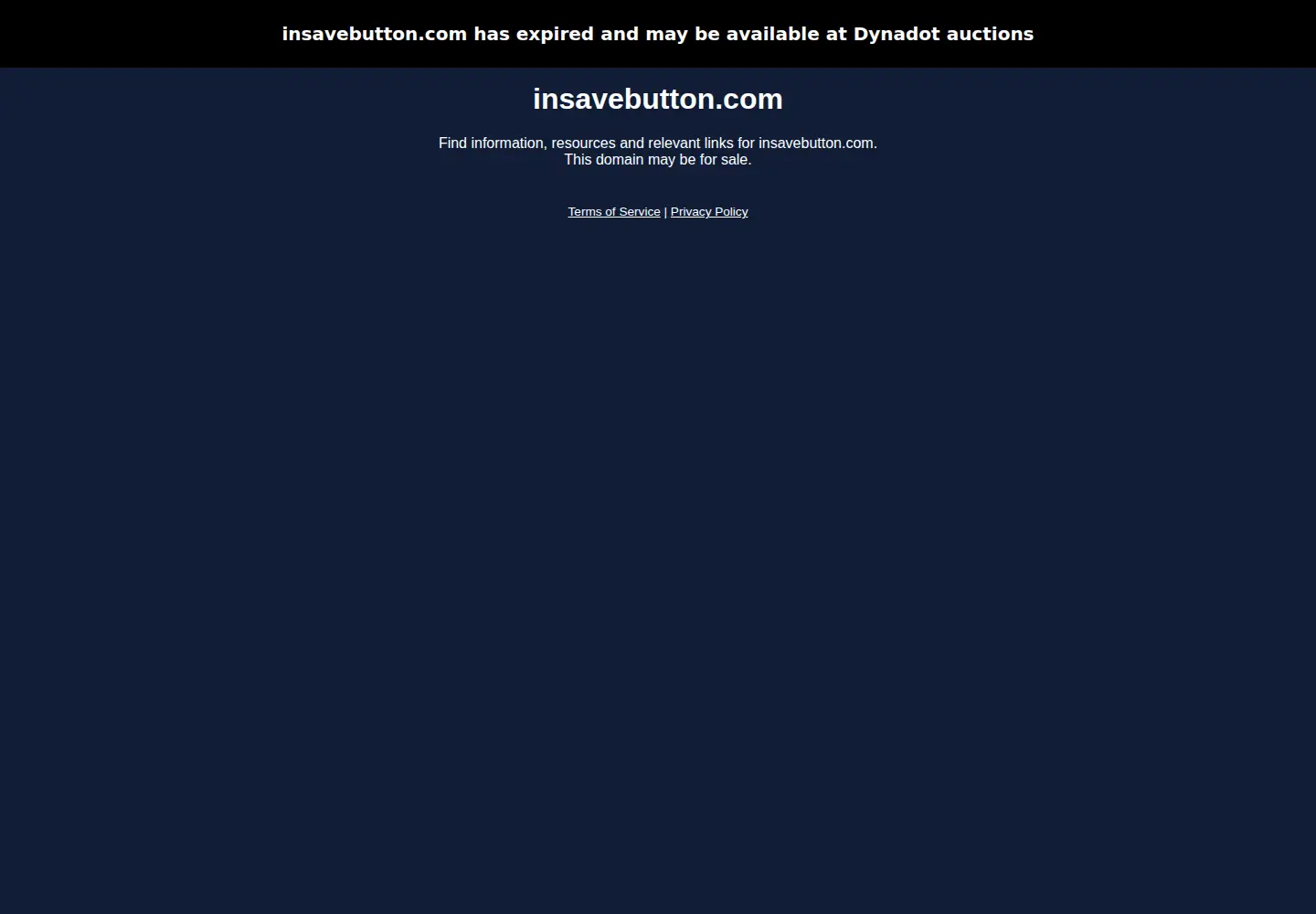 Screenshot of insavebutton.com
