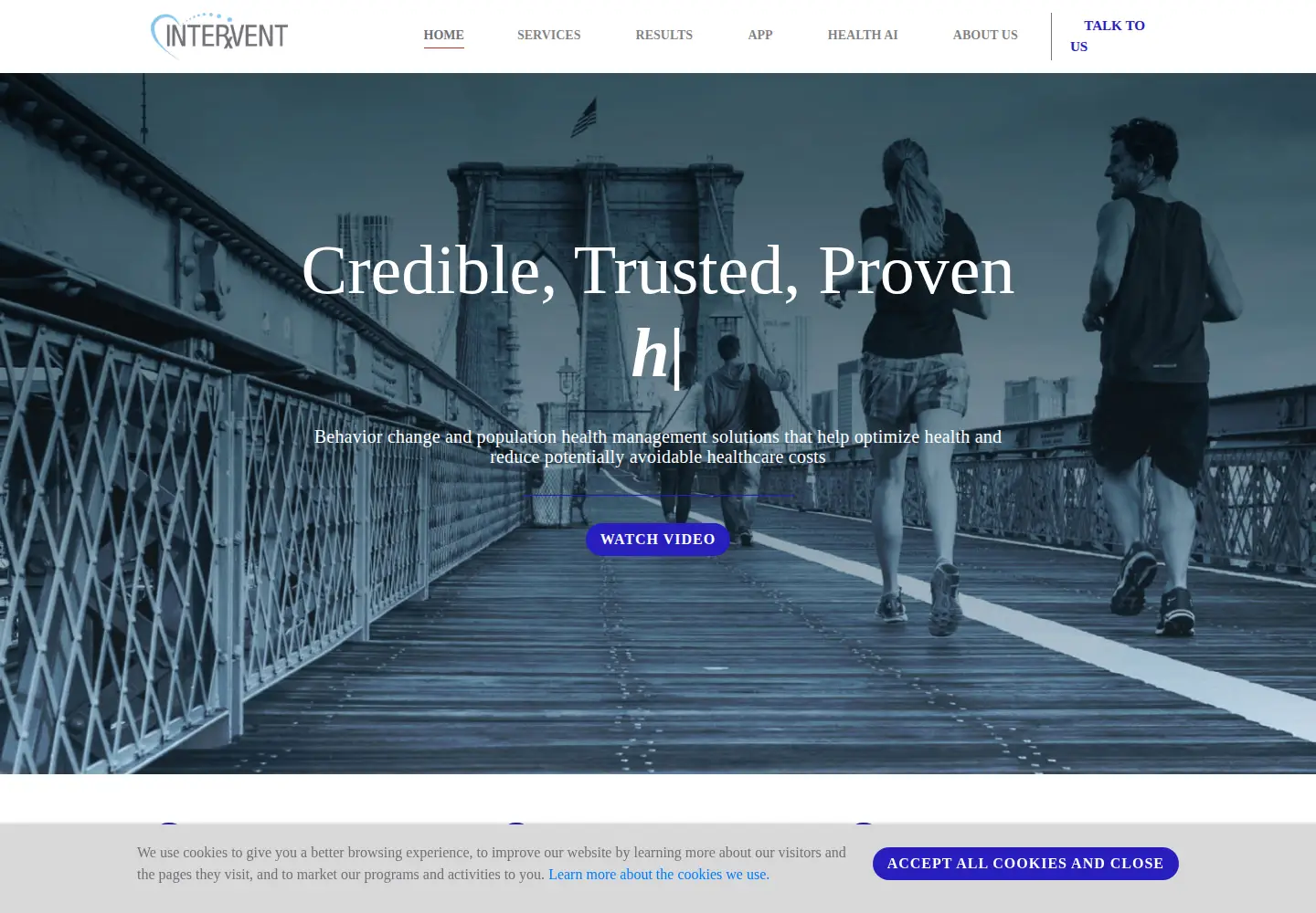 Screenshot of interventhealth.com