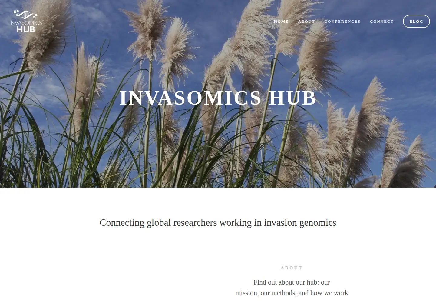 Screenshot of invasomics.com