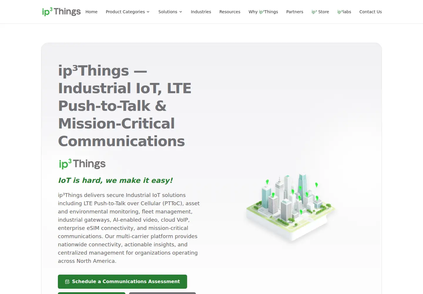 Screenshot of ip3things.com