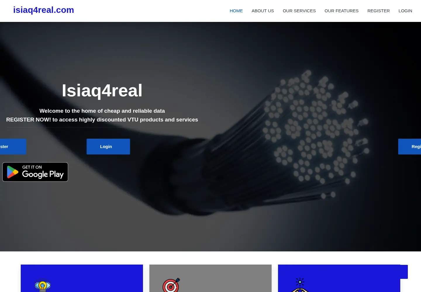 Screenshot of isiaq4real.com